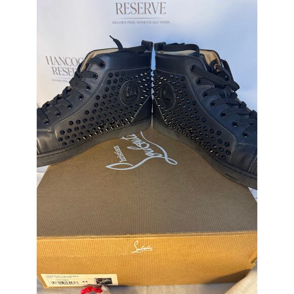 Christian Louboutin Other - Christian Louboutin Louis Flat Calf Spike Sneakers